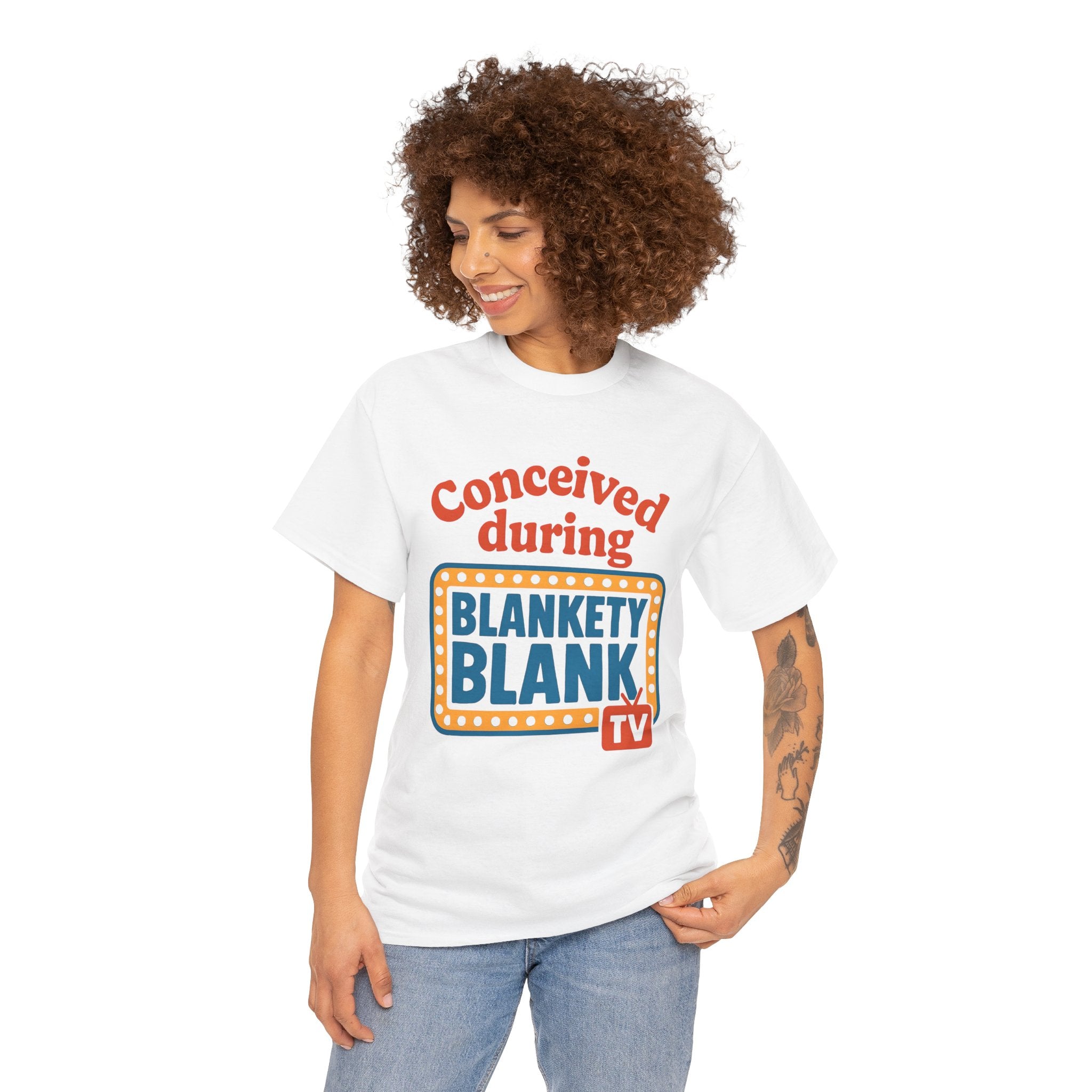 Conceived During Blankety Blank Unisex Tee