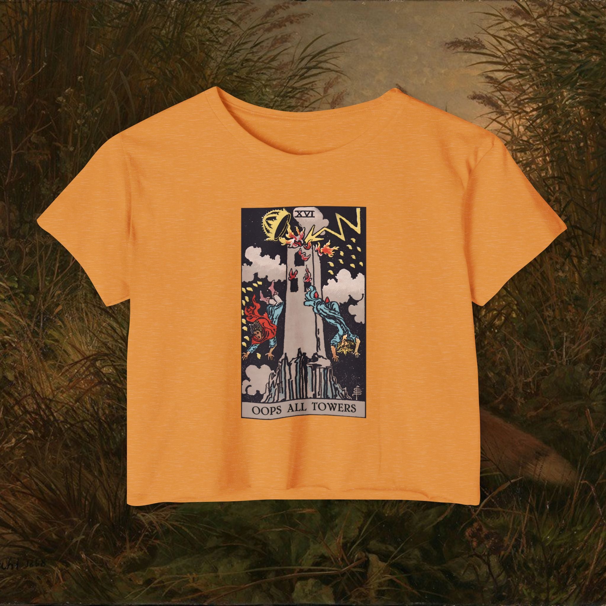 Oops All Towers Crop Tee