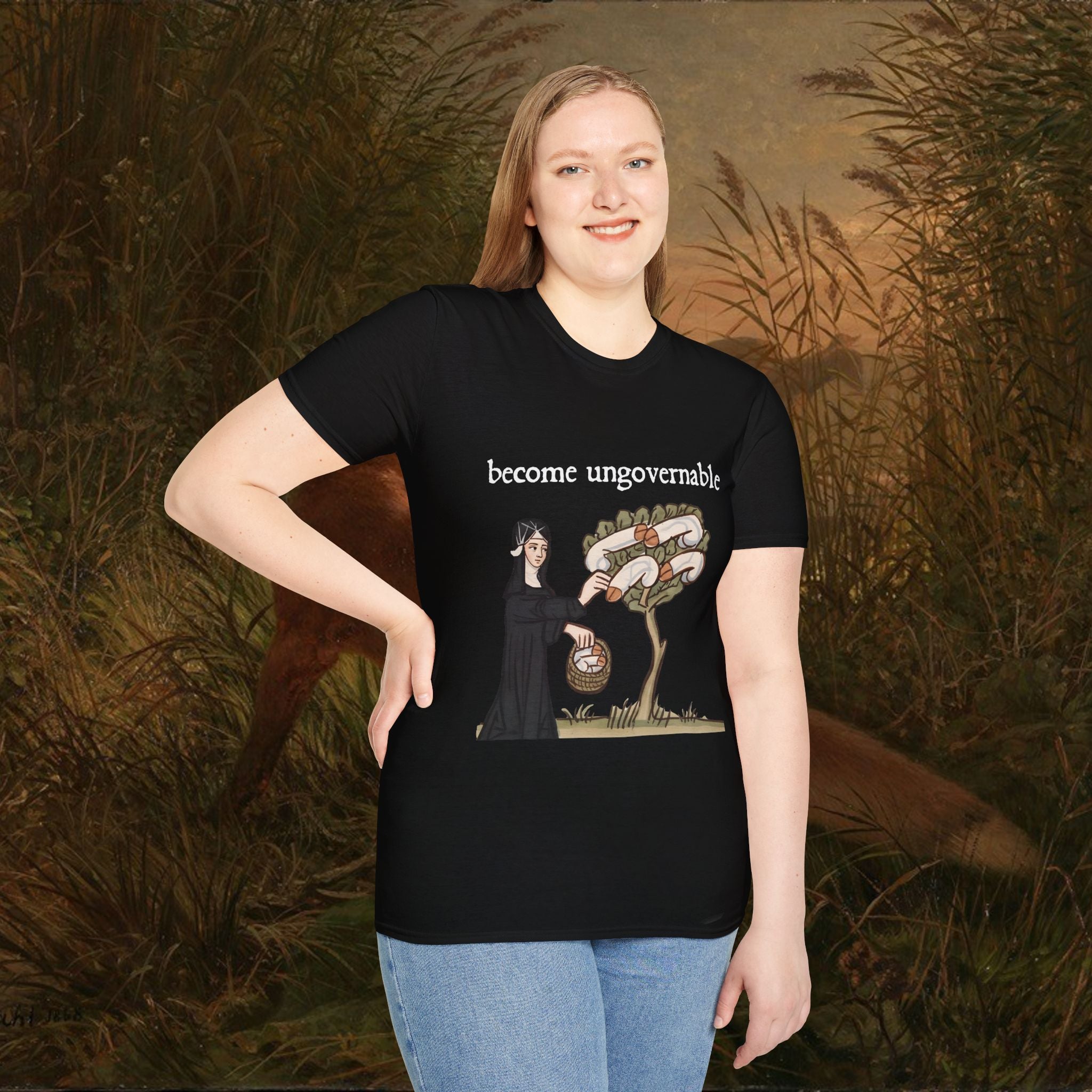 Dick Harvesting Nun Unisex Tee