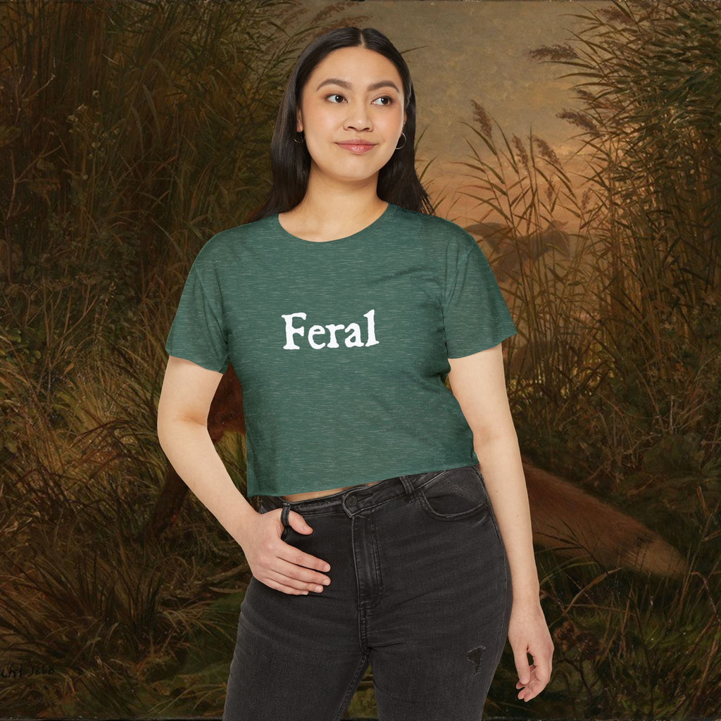 Feral Festival Crop Tee