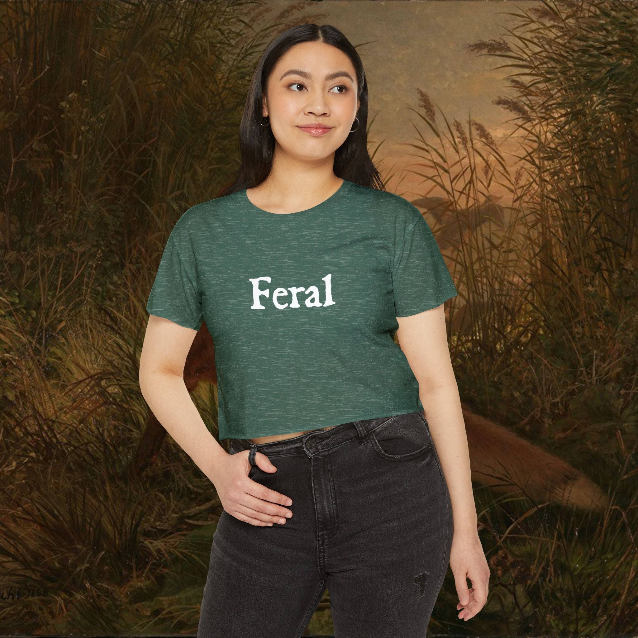 Feral Festival Crop Tee