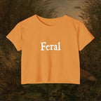 Feral Festival Crop Tee