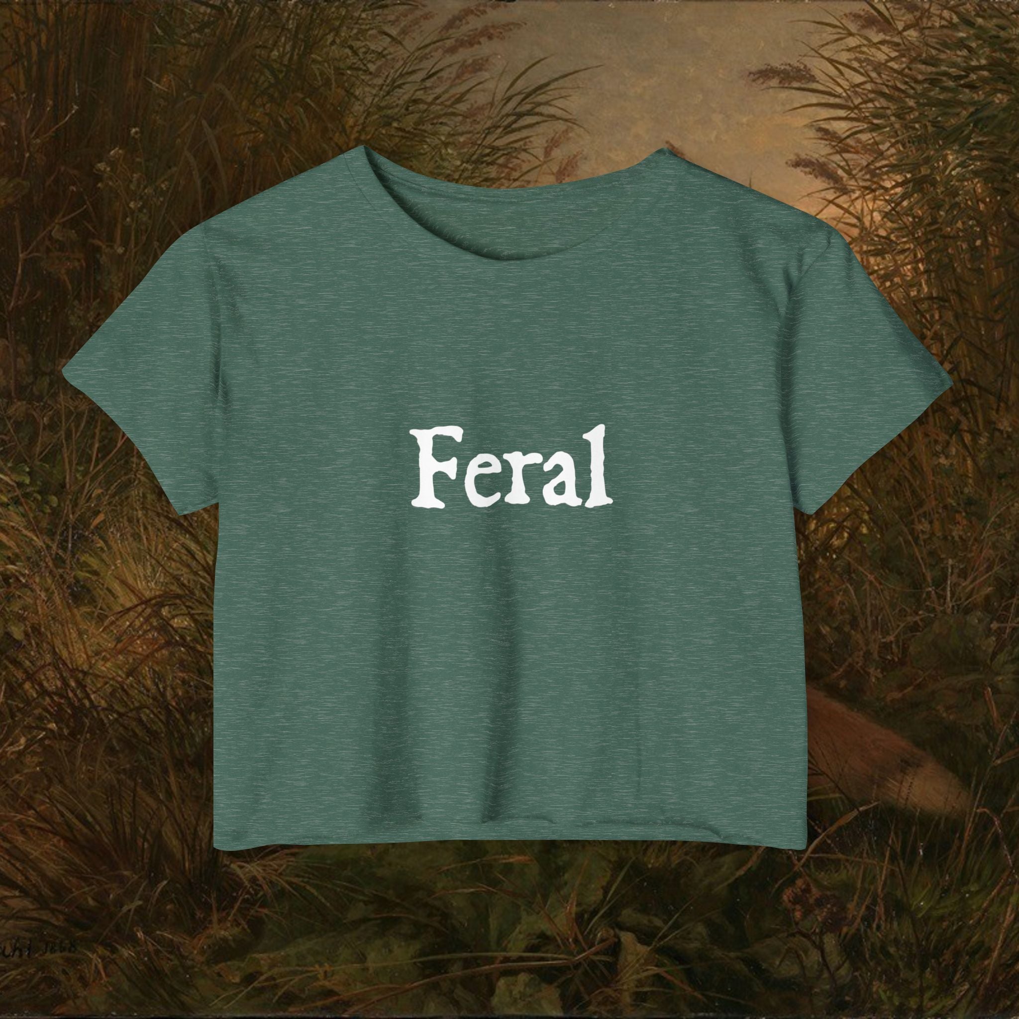Feral Festival Crop Tee