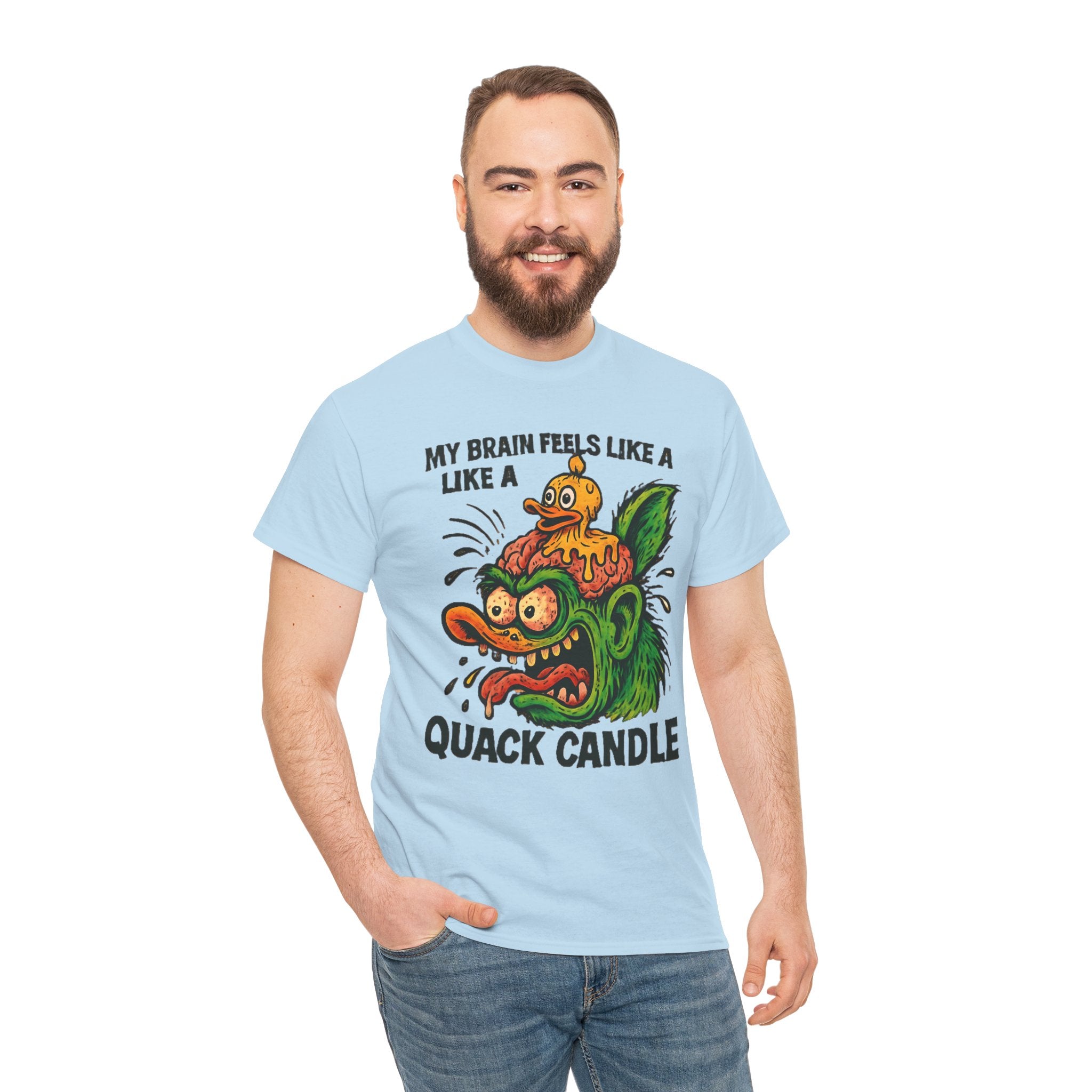 My Brain Feels Like a Quack Candle Unisex Tee