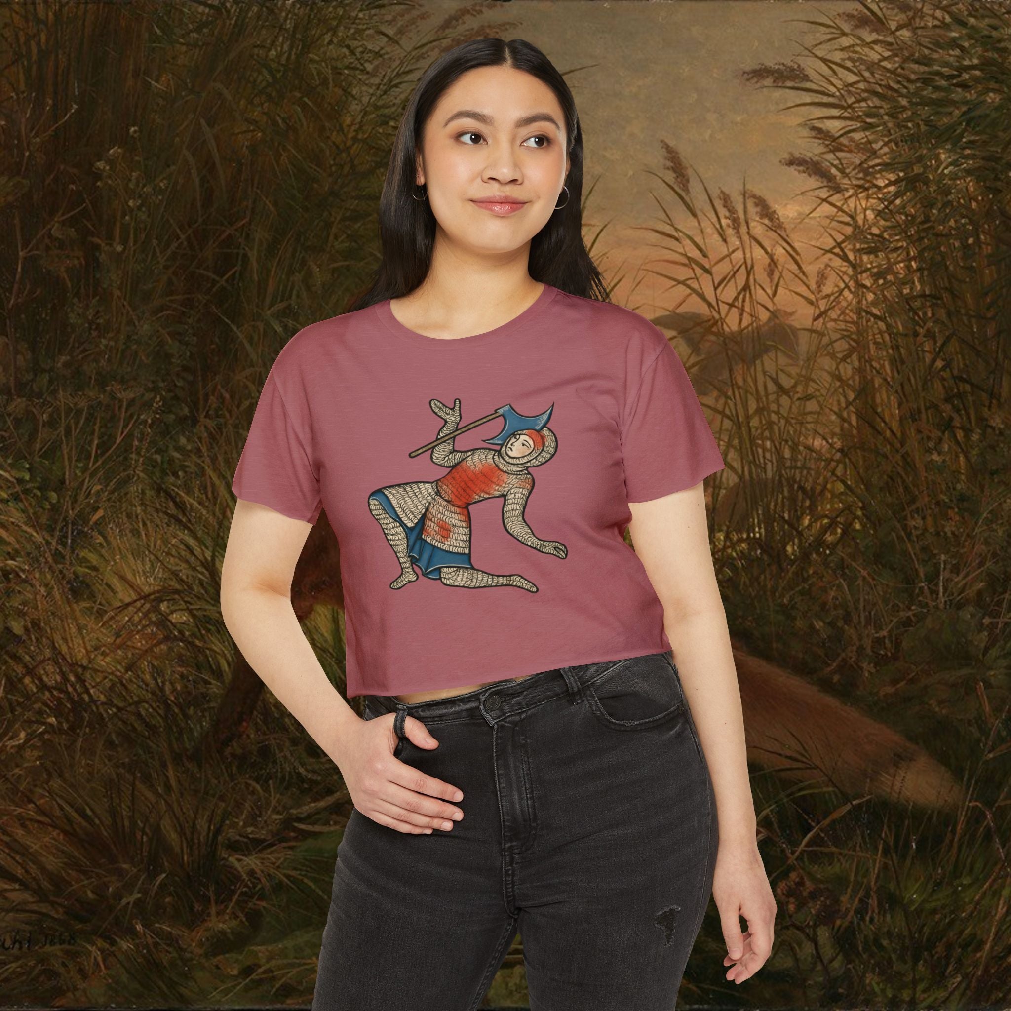 Chaos Knight Unisex Crop Tee