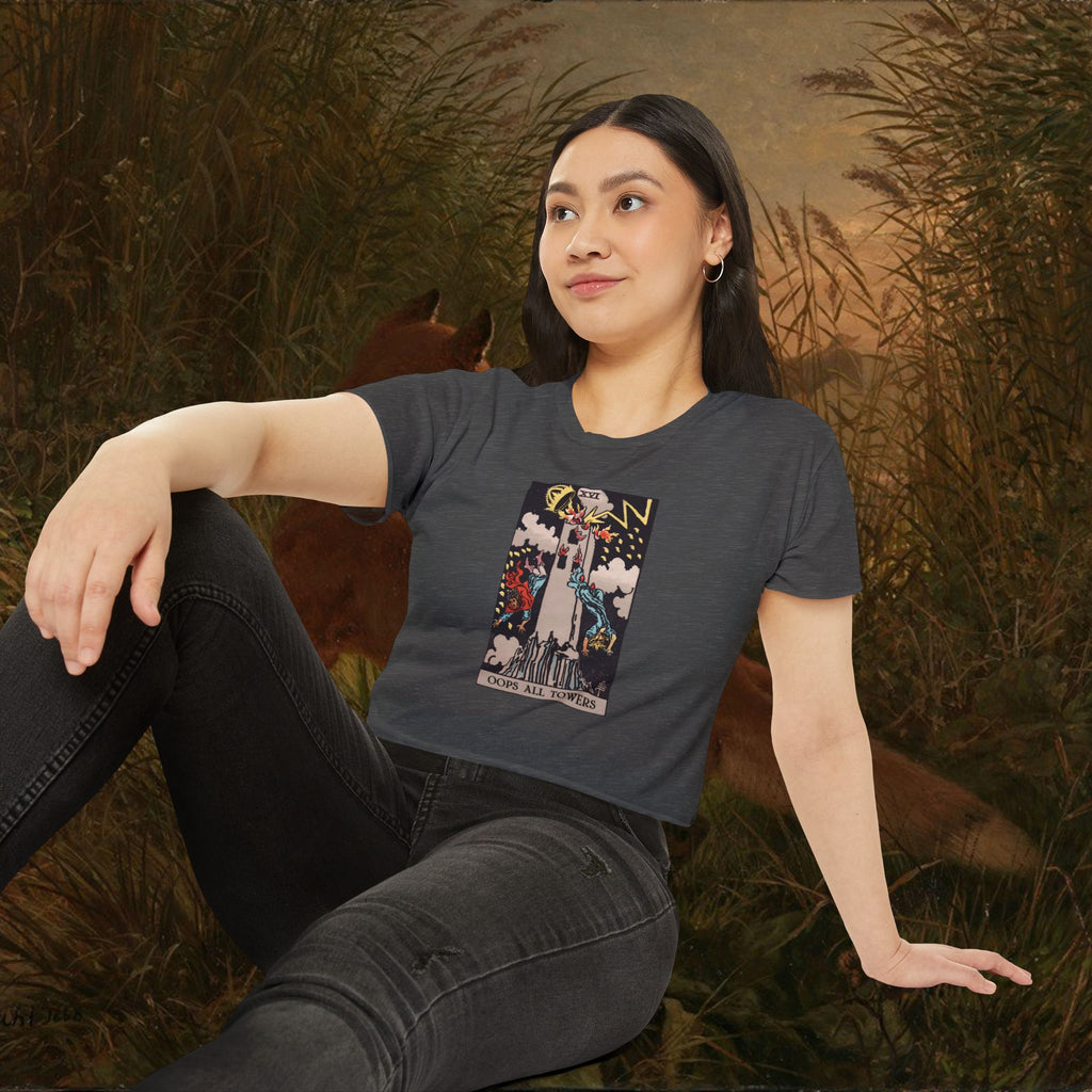 Oops All Towers Crop Tee