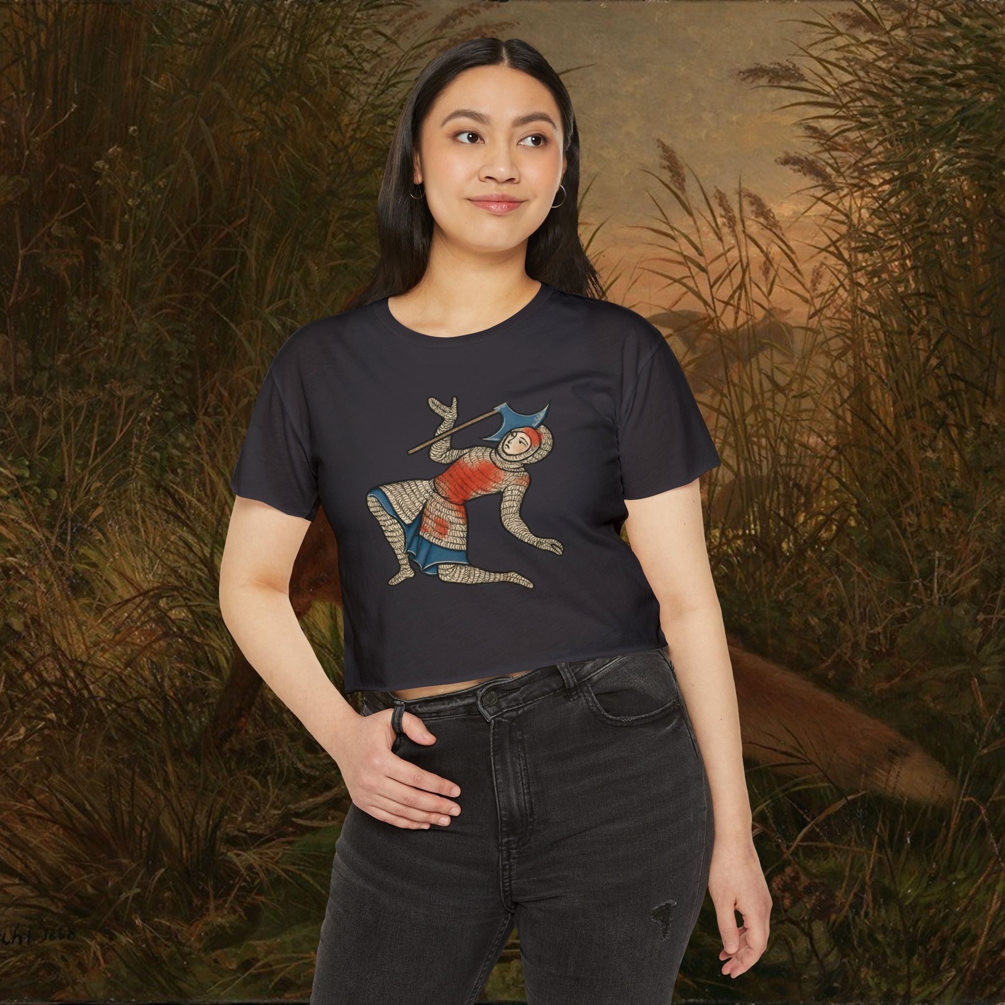 Chaos Knight Unisex Crop Tee