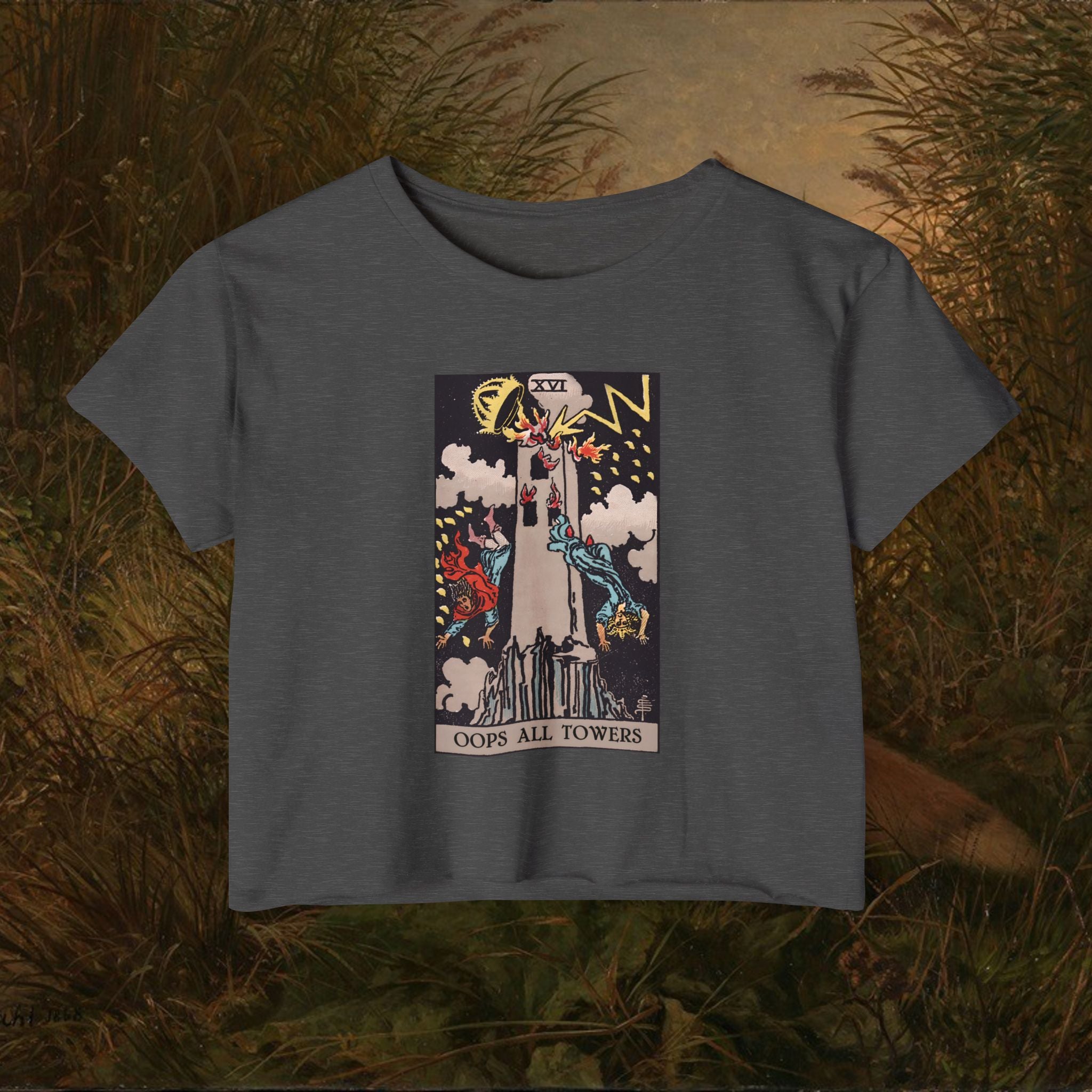 Oops All Towers Crop Tee