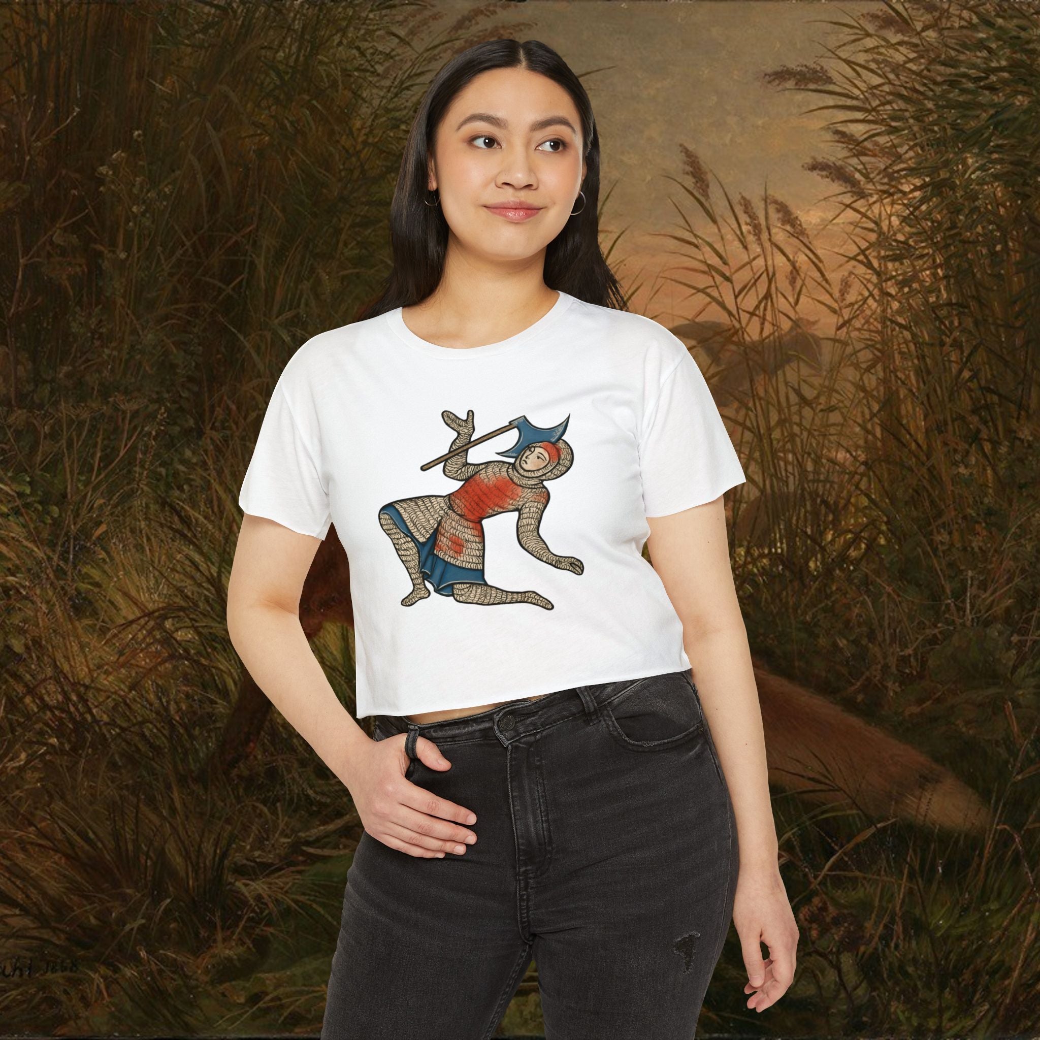 Chaos Knight Unisex Crop Tee