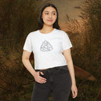 Three Hares Folklore Crop Tee