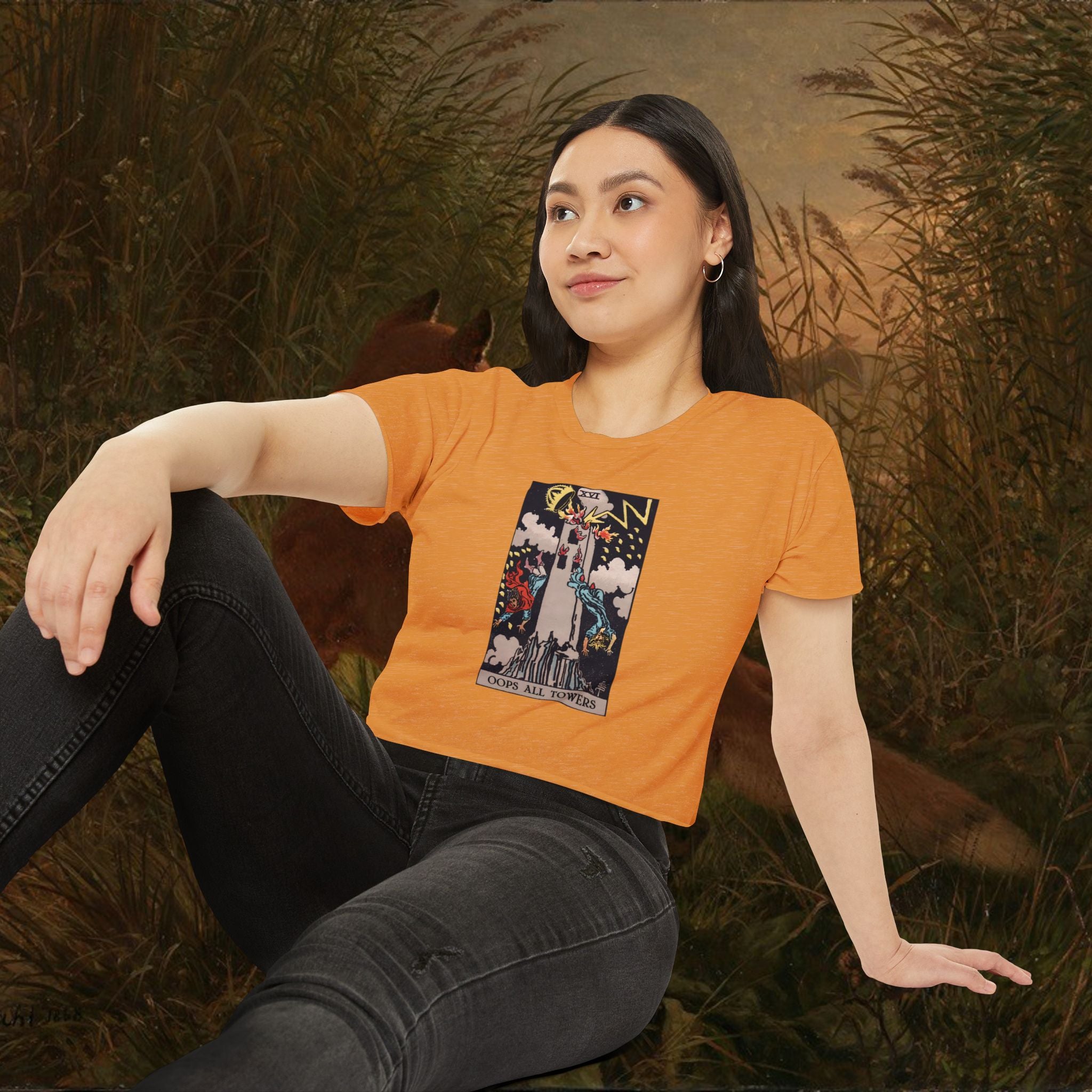 Oops All Towers Crop Tee