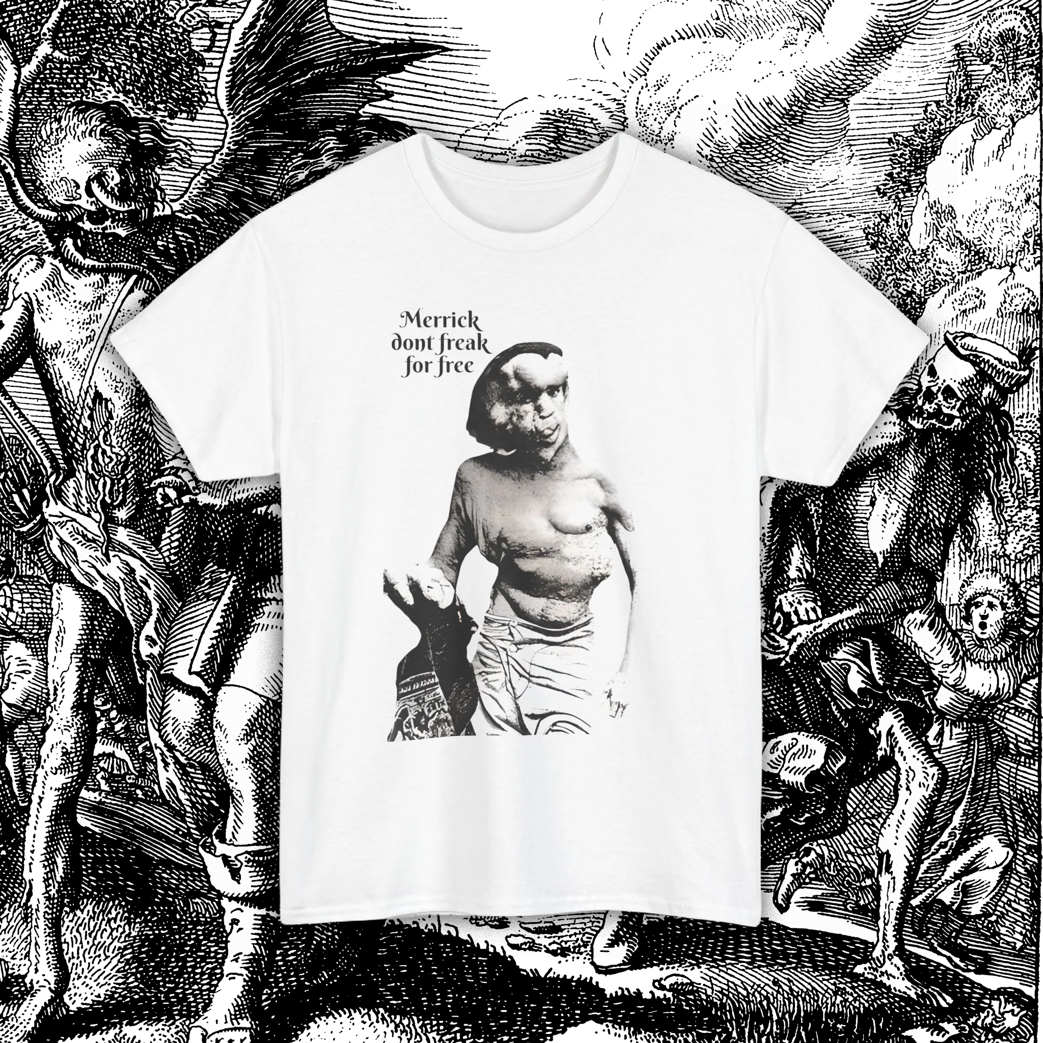 Merrick Don't Freak for Free Unisex tee