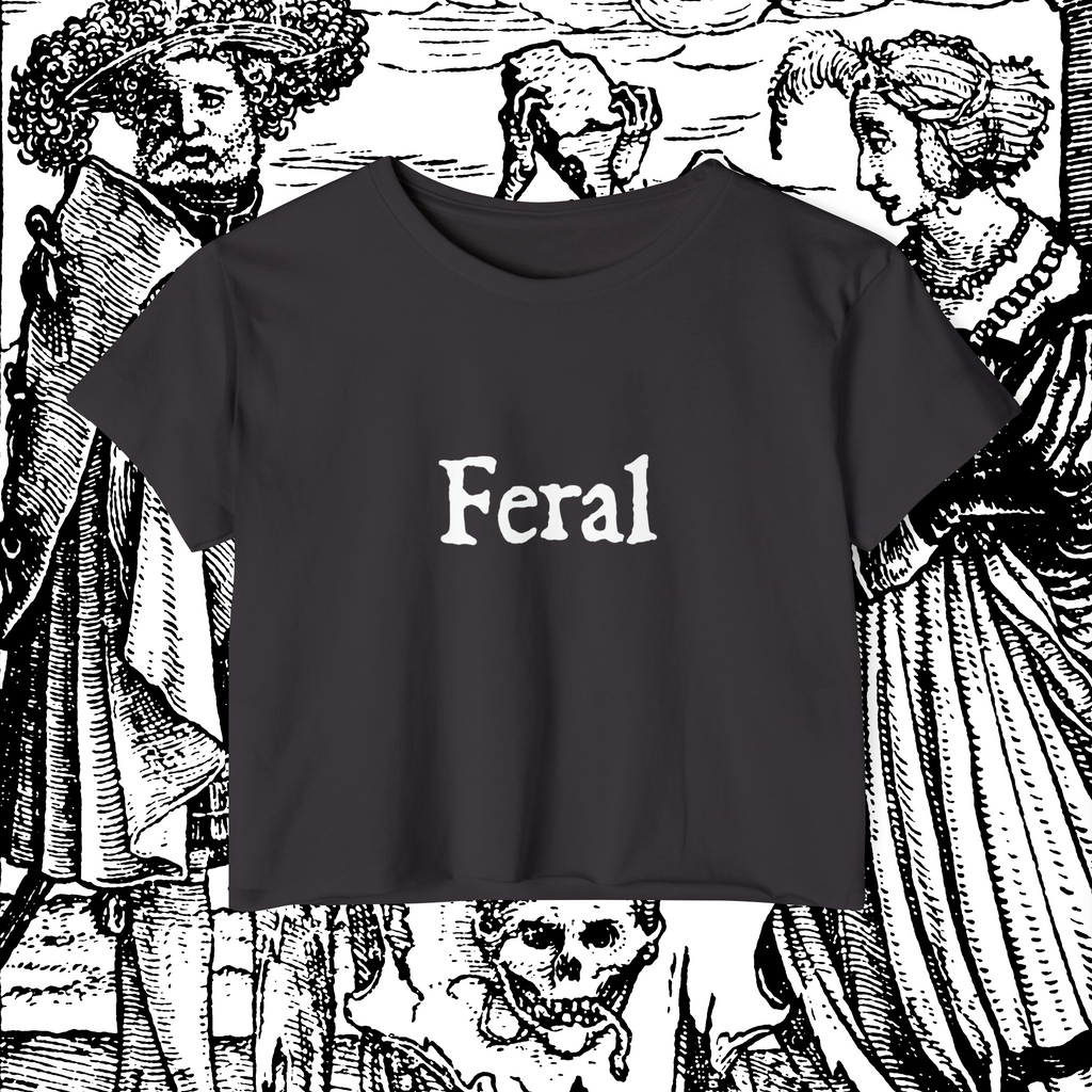 Feral Festival Crop Tee