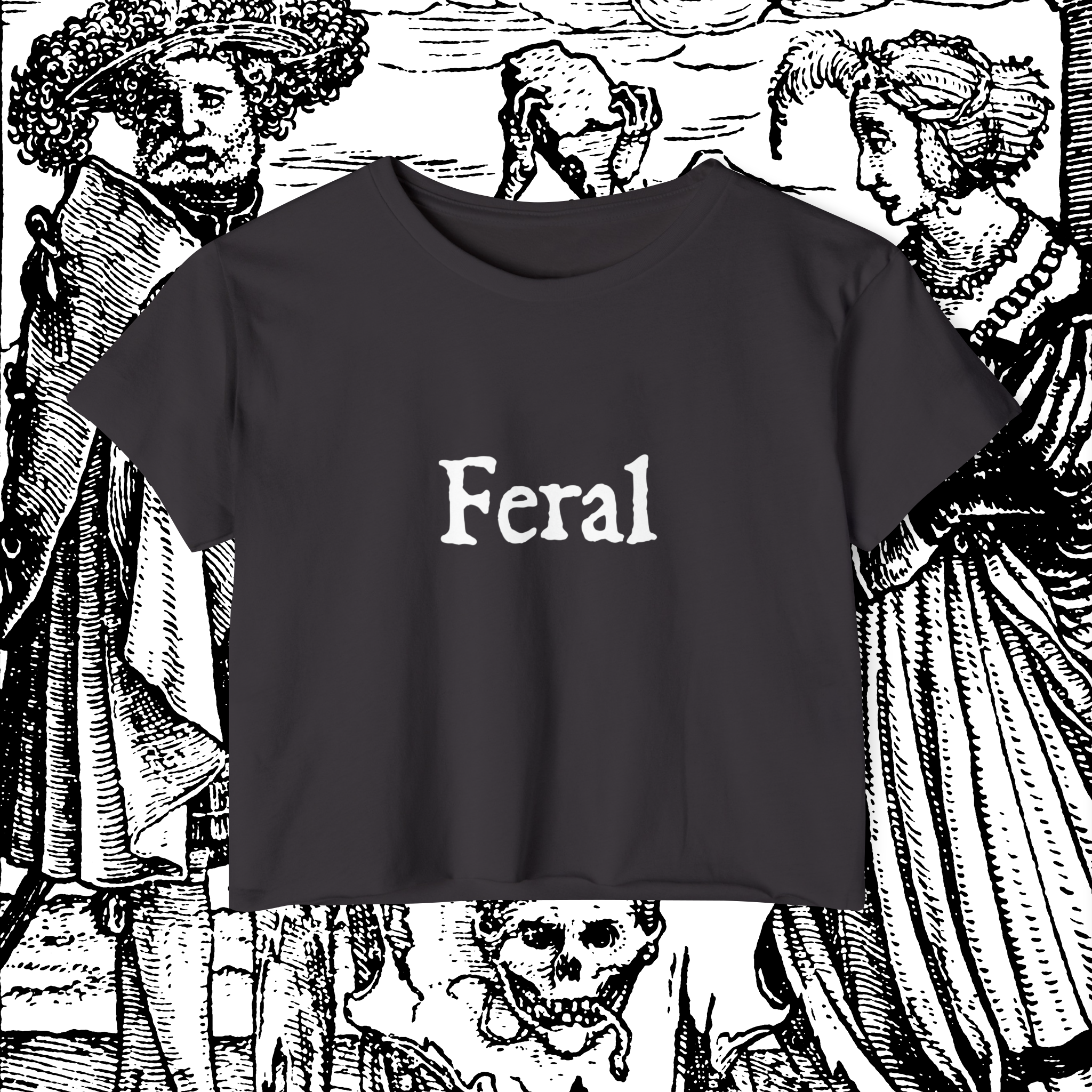 Feral Festival Crop Tee