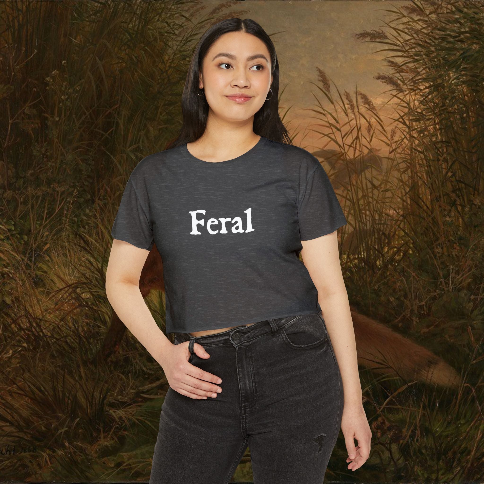 Feral Festival Crop Tee