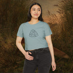 Three Hares Folklore Crop Tee