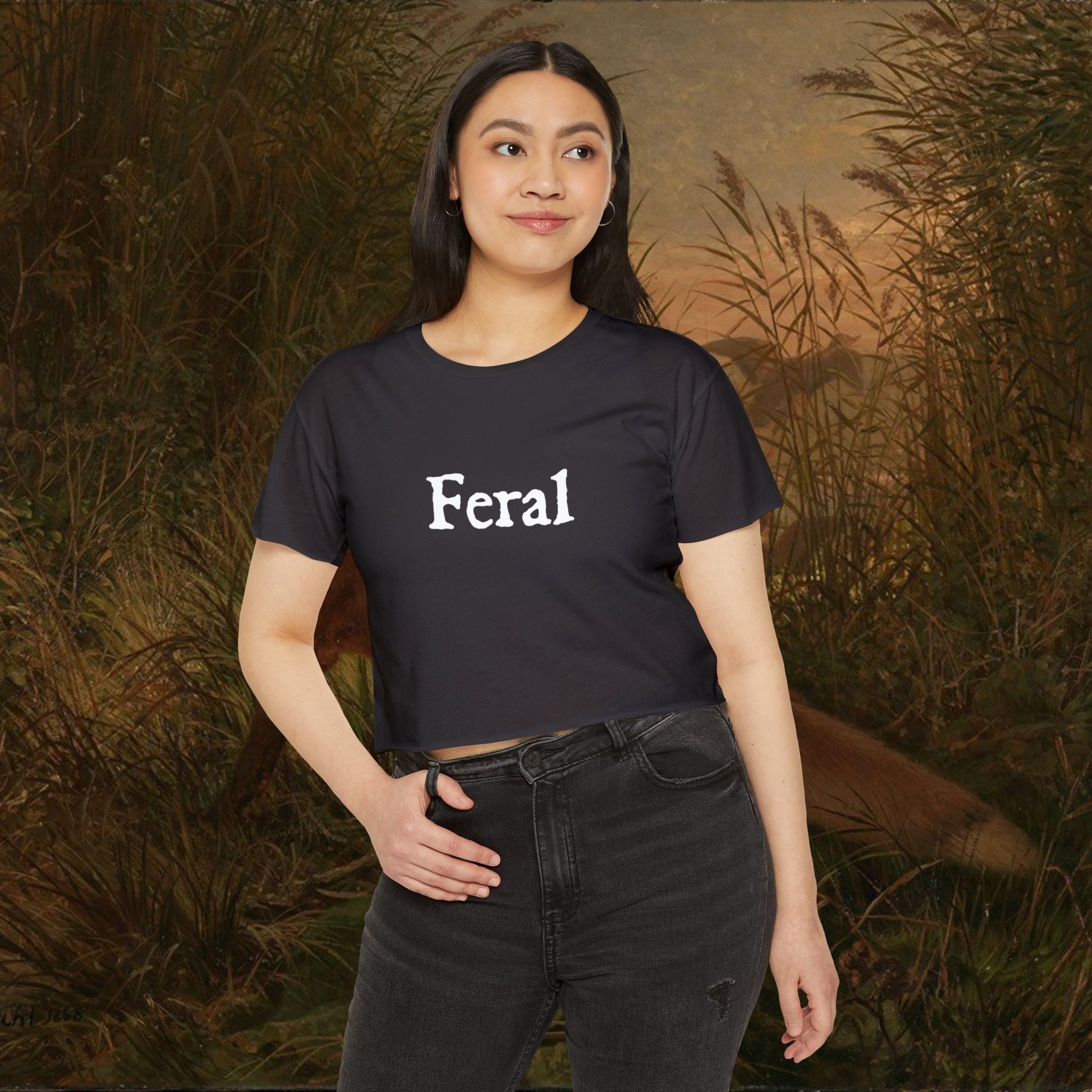 Feral Festival Crop Tee