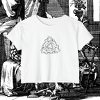 Three Hares Folklore Crop Tee