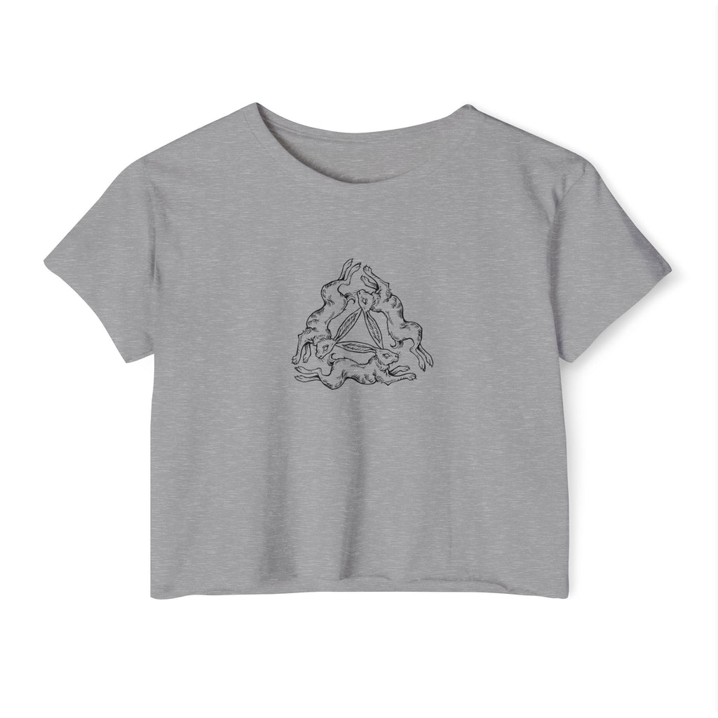 Three Hares Folklore Crop Tee