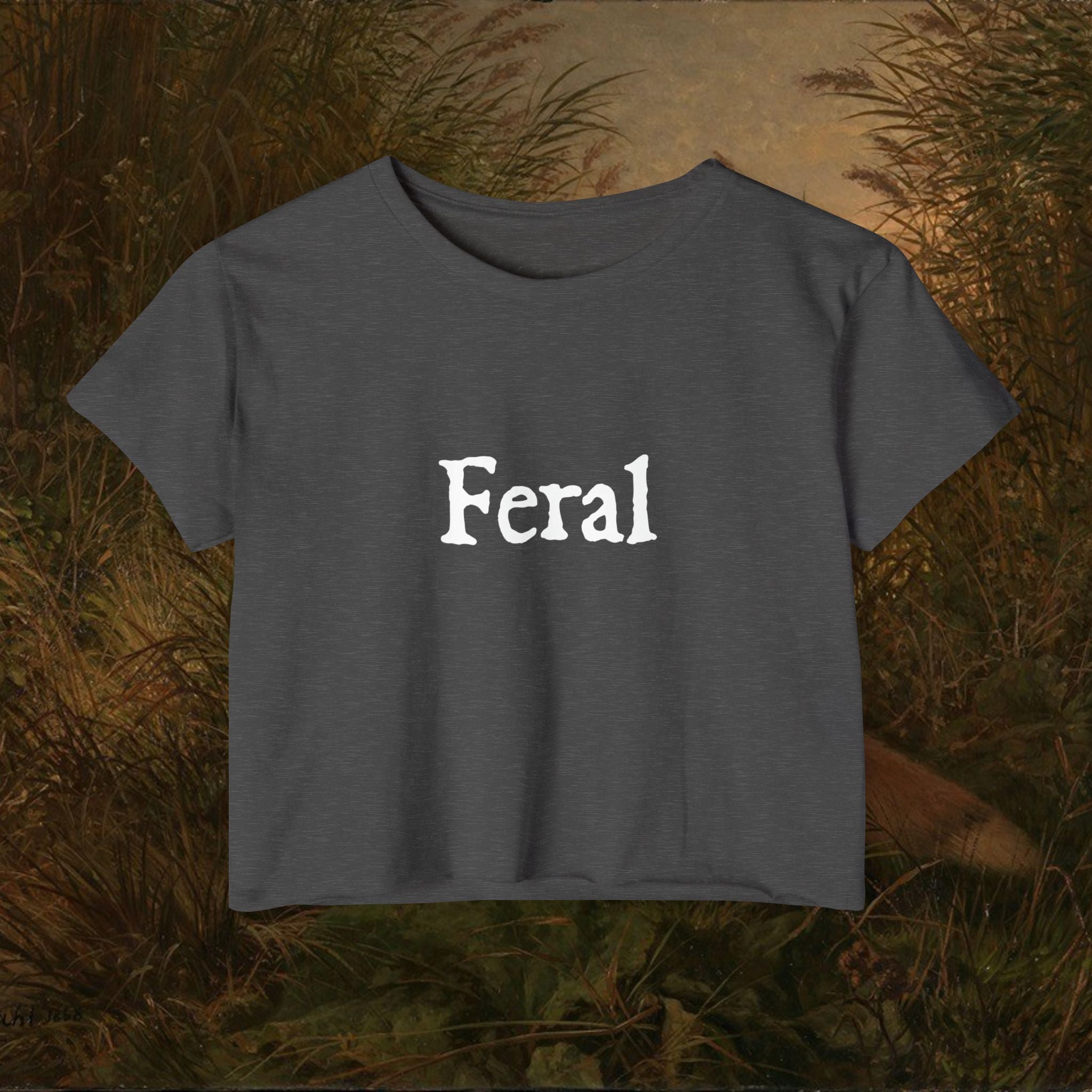 Feral Festival Crop Tee