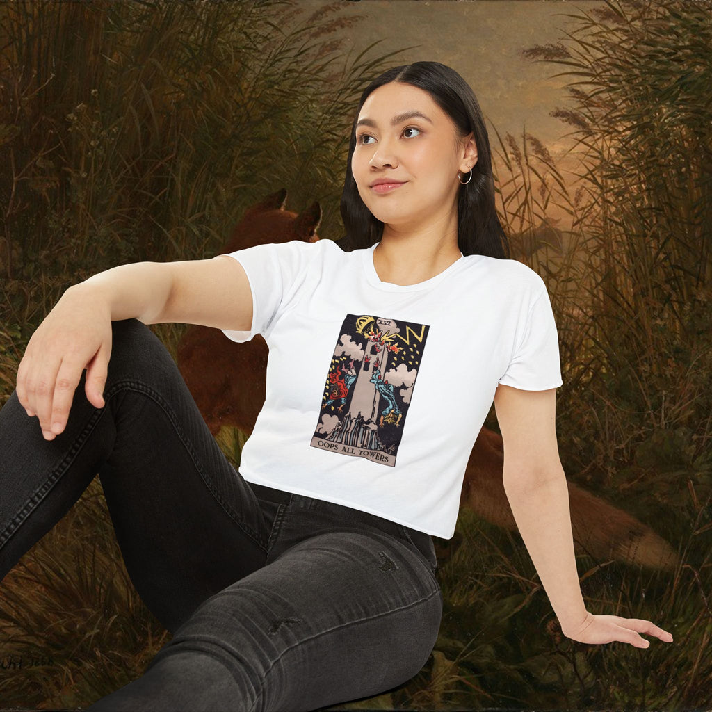 Oops All Towers Crop Tee