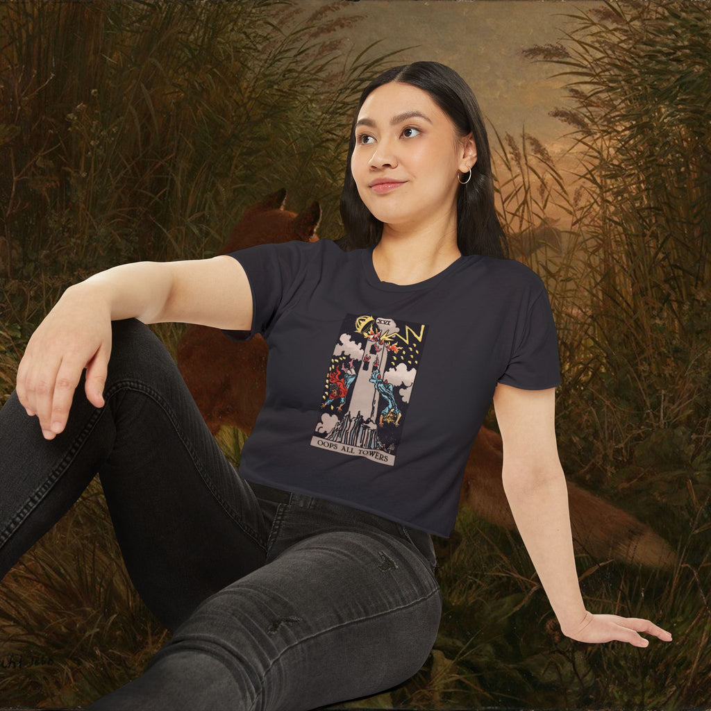 Oops All Towers Crop Tee
