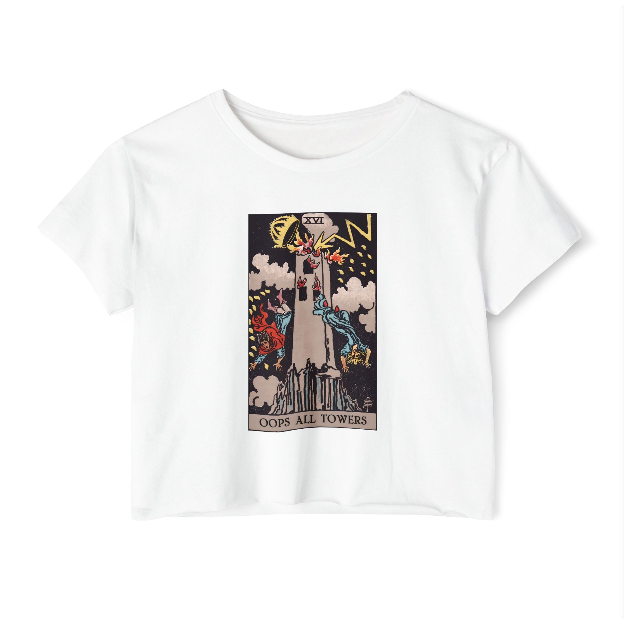 Oops All Towers Crop Tee