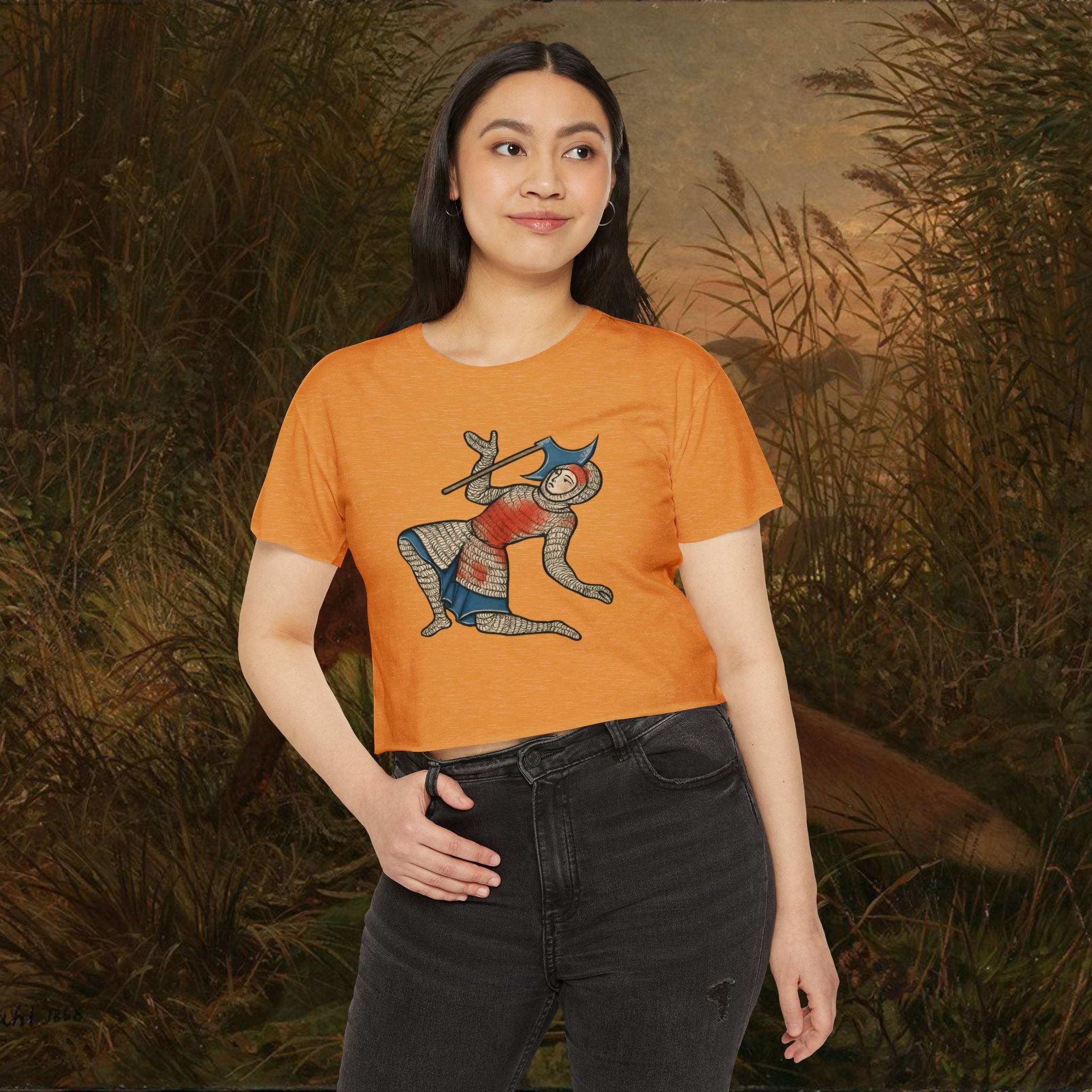 Chaos Knight Unisex Crop Tee