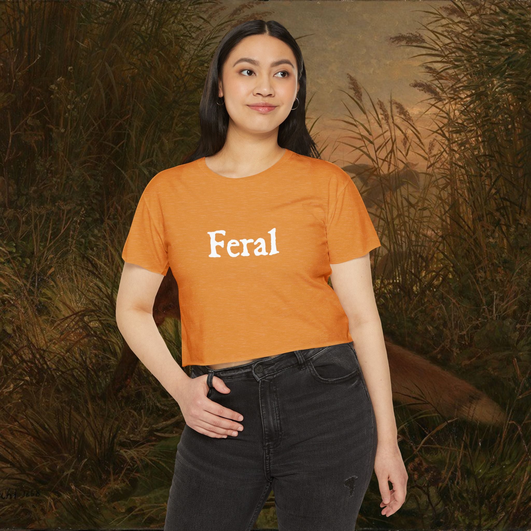 Feral Festival Crop Tee