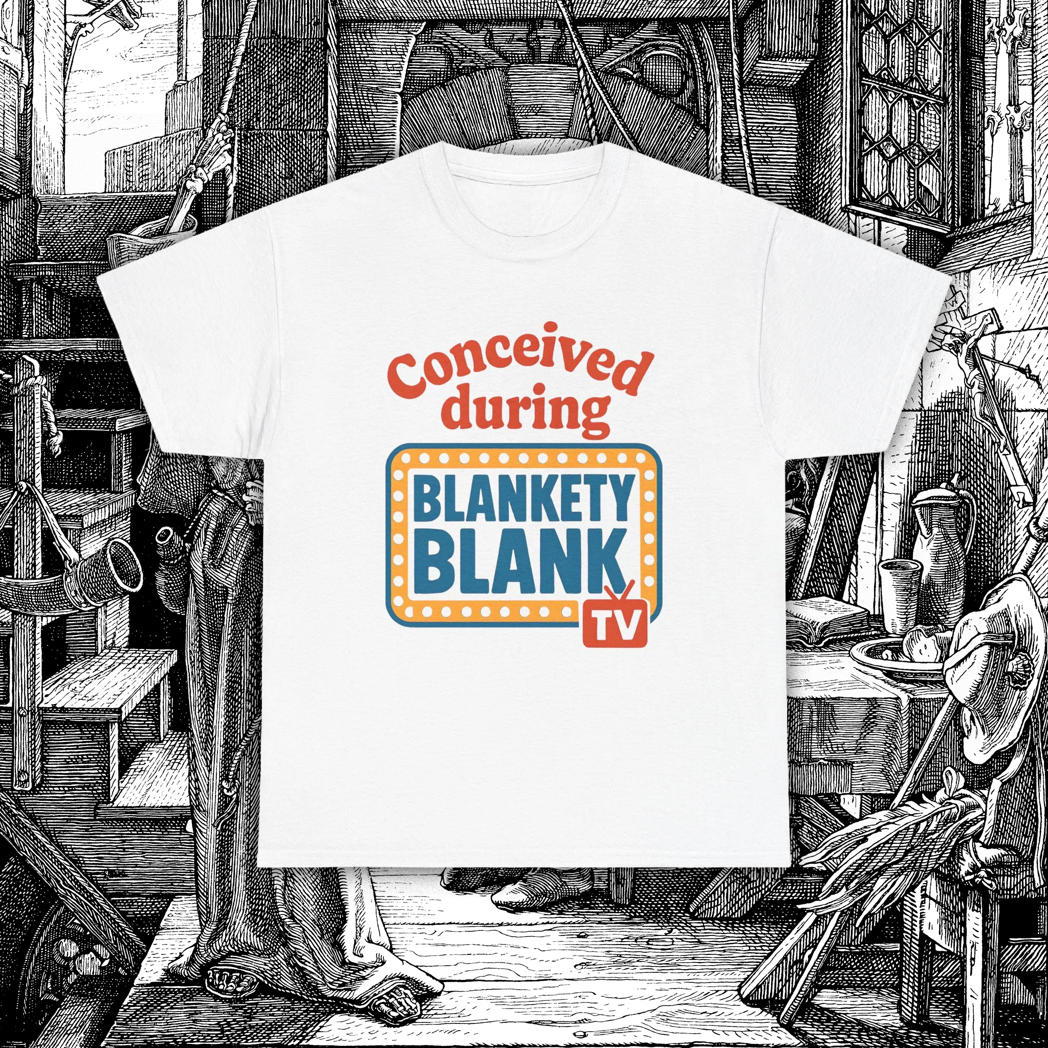 Conceived During Blankety Blank Unisex Tee