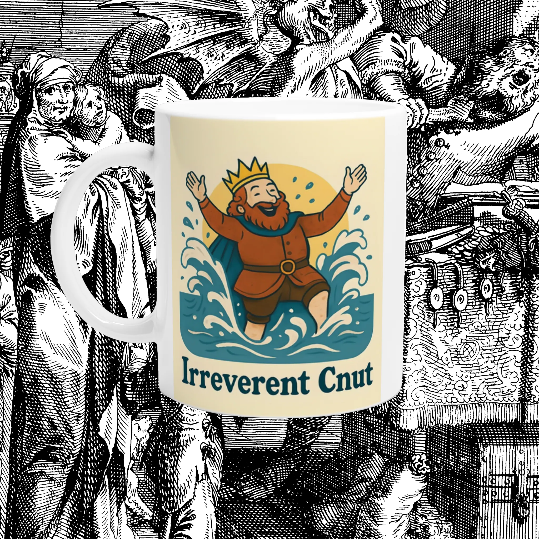 Irreverent Cnut Mug