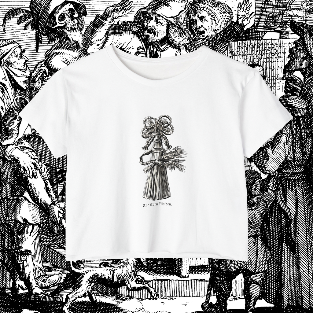 The Corn Maiden Unisex Crop Tee