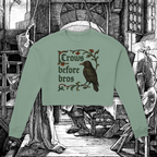 Crows Before Bros Cropped Sweatshirt