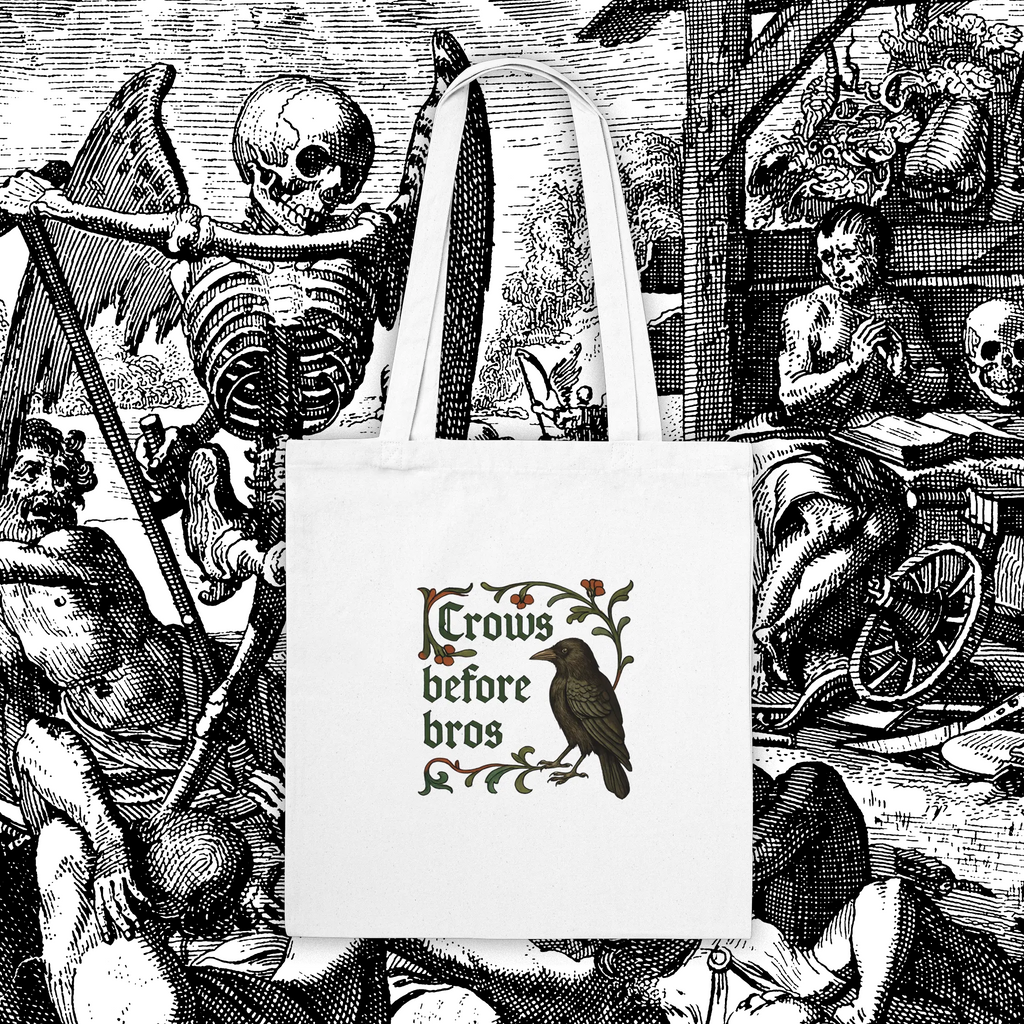 Crows Before Bros Tote Bag