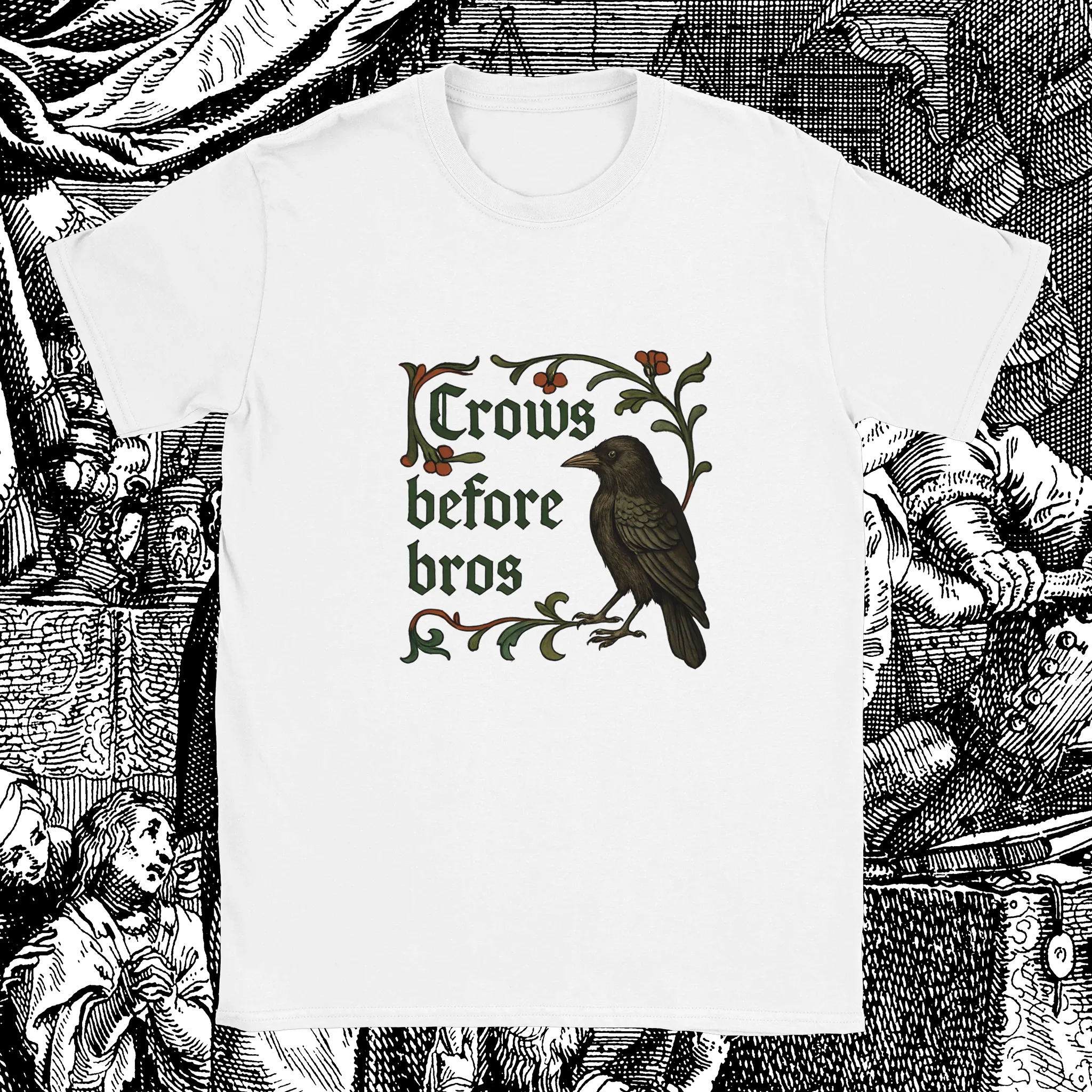 Crows Before Bros Unisex Tee