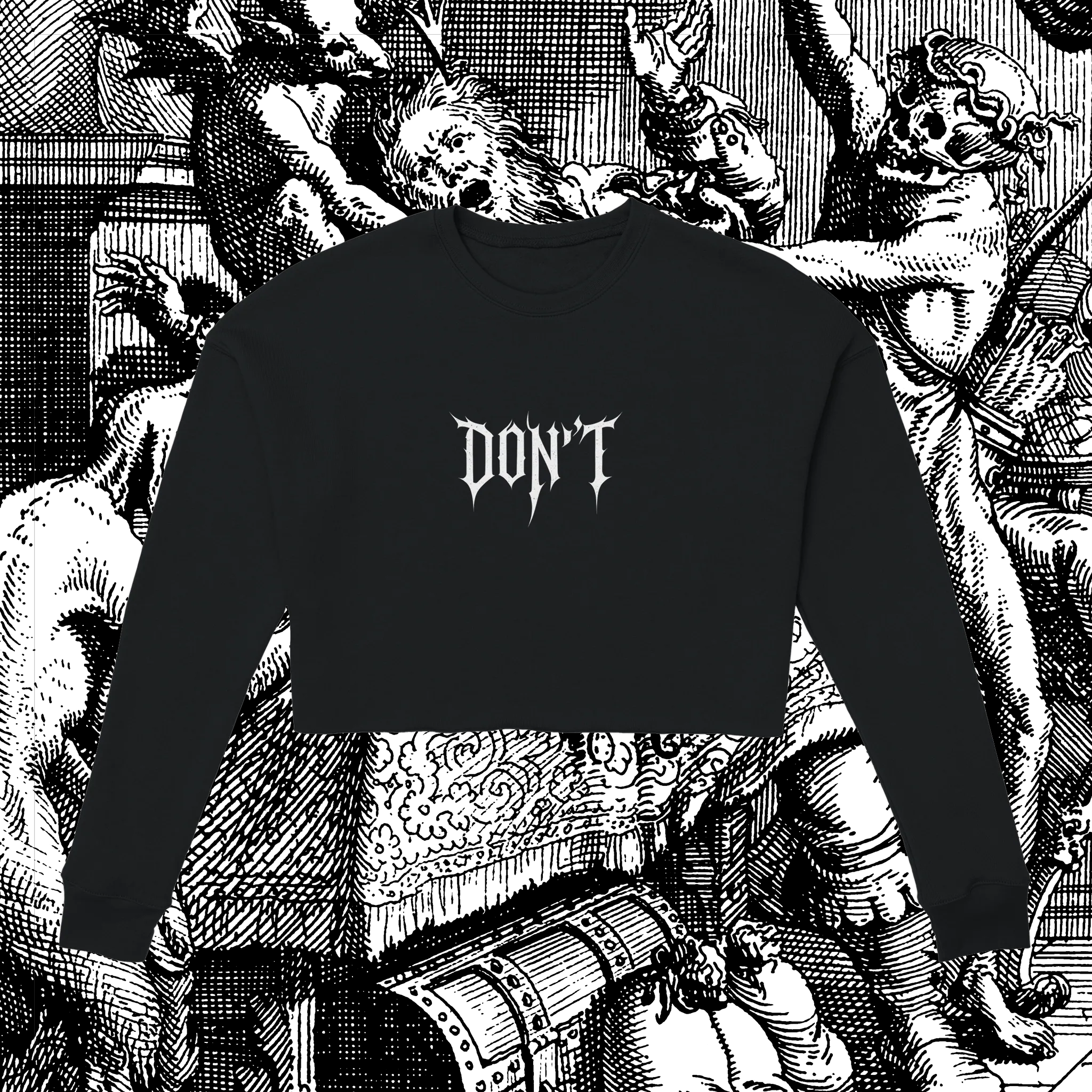 Don't Cropped Unisex Sweatshirt