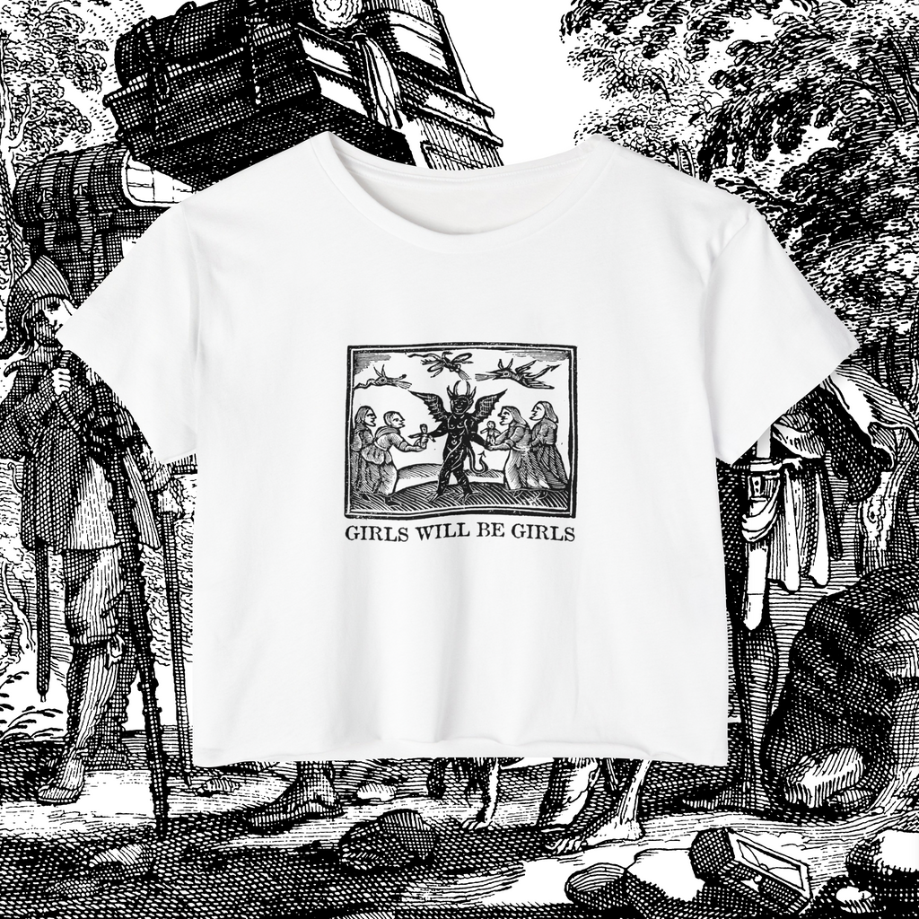 Girls Will Be Girls Crop Tee