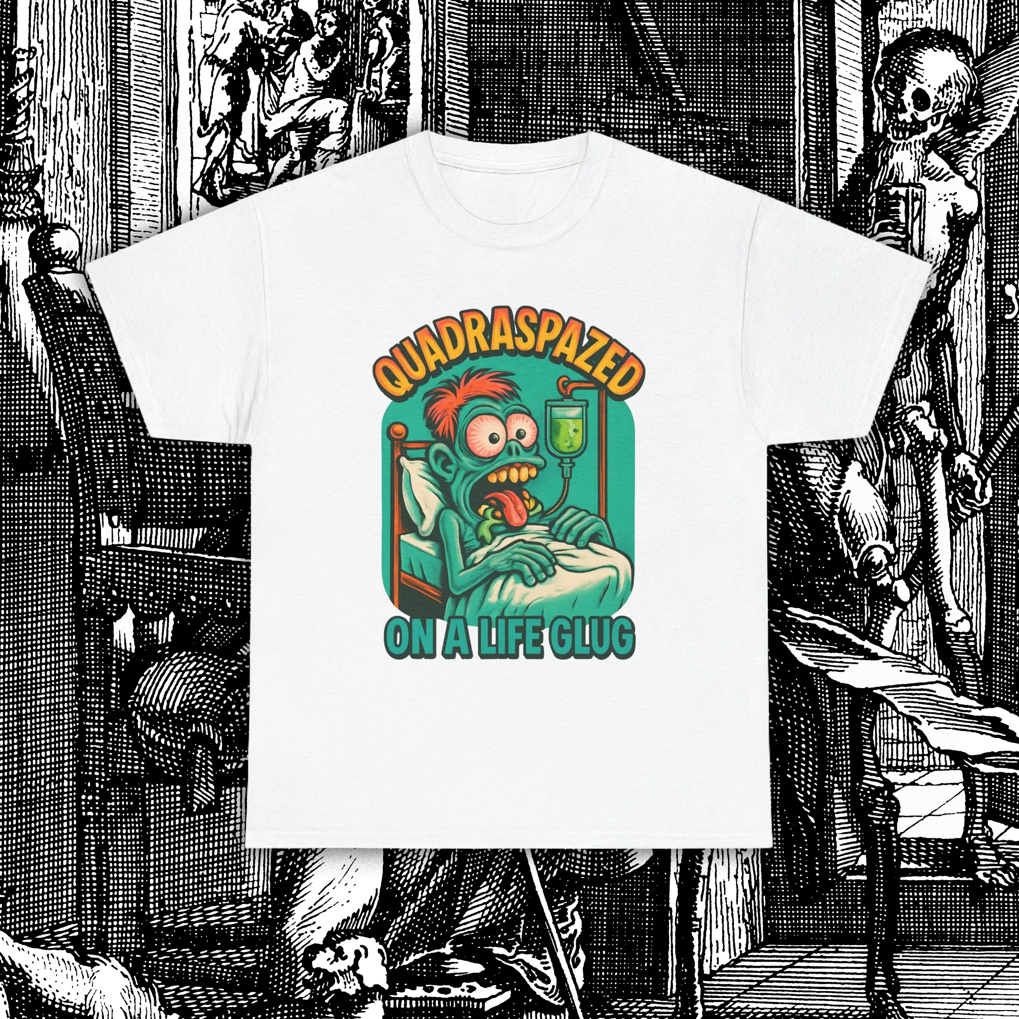 Quadraspazed on a Life Glug Unisex Tee
