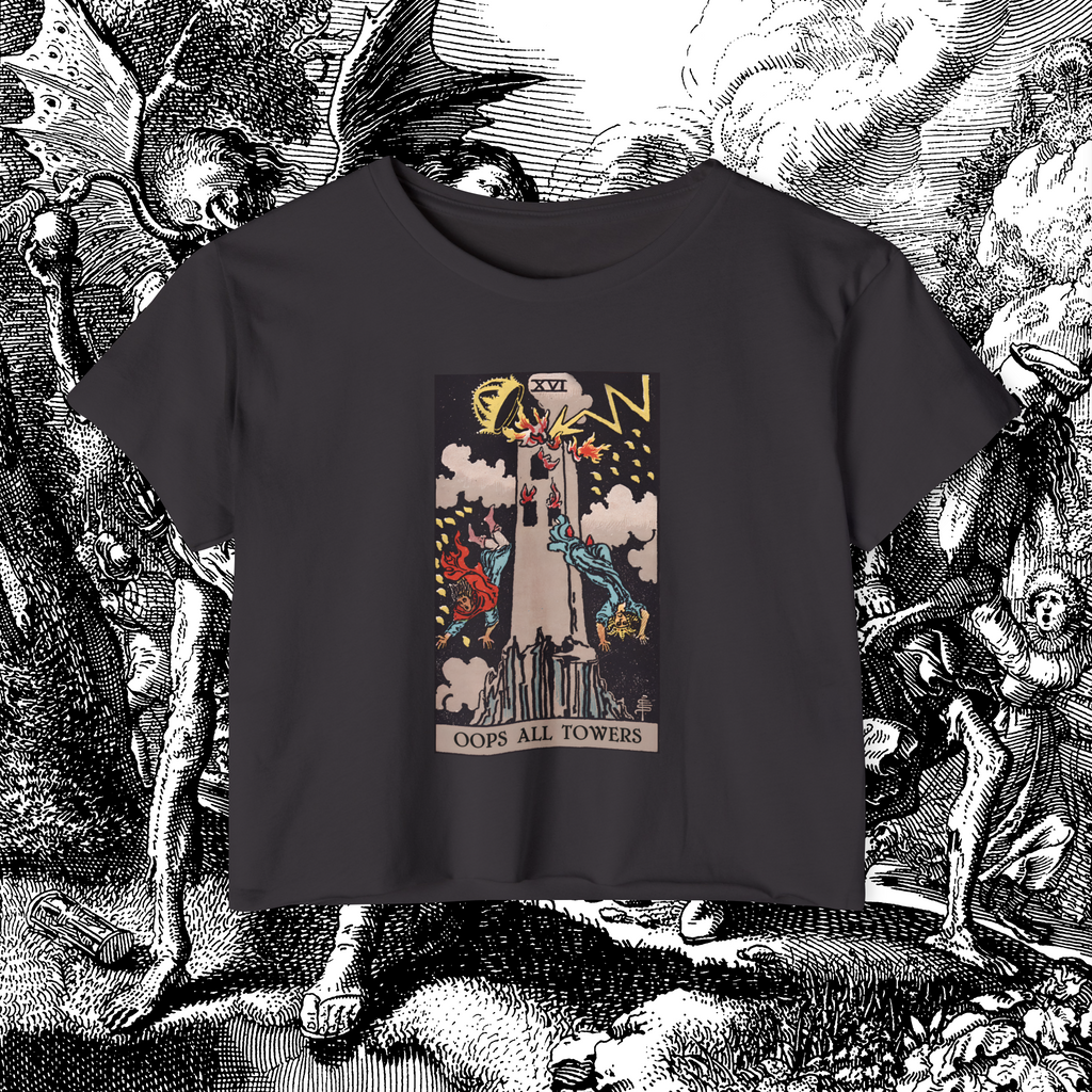 Oops All Towers Crop Tee