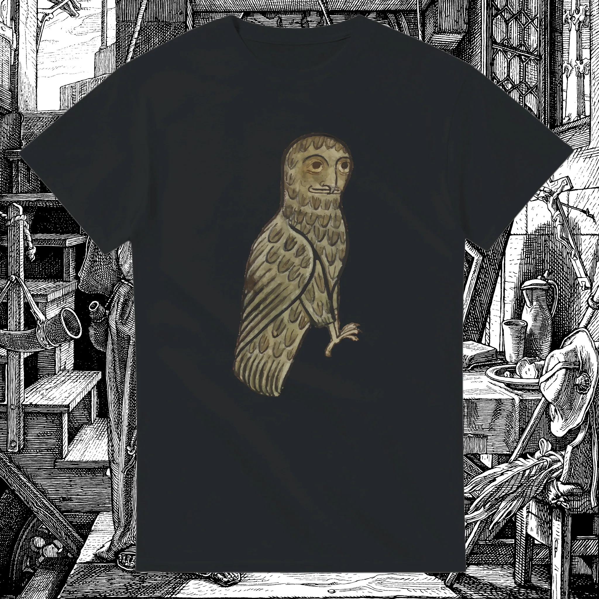 Marginalia Owl Unisex Tee
