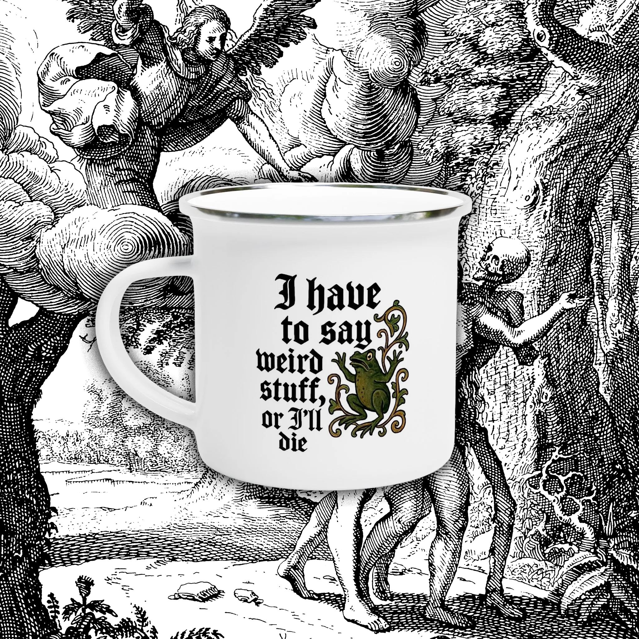 Crows Before Bros Camping Mug